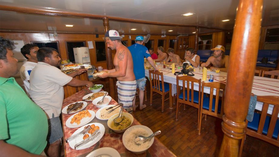 Surfboat Maldives Restaurant