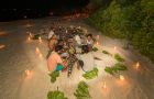 Surfboat Barbecue Beach Maldives